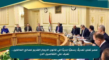 مصر تعلن تعديلًا رسميًا جديدًا في قانون الإيجار القديم لصالح المالكين.. تعرف على التفاصيل الآن